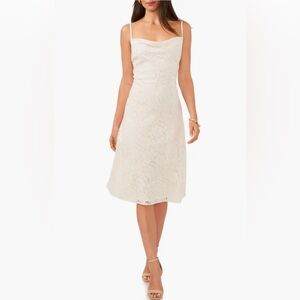1.STATE Cowl Neck Lace Midi Dress SIZE XXS